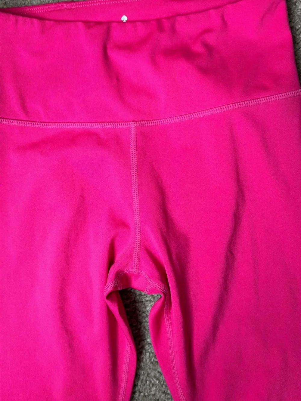 kate spade Hot Pink Scallop-Hem Leggings